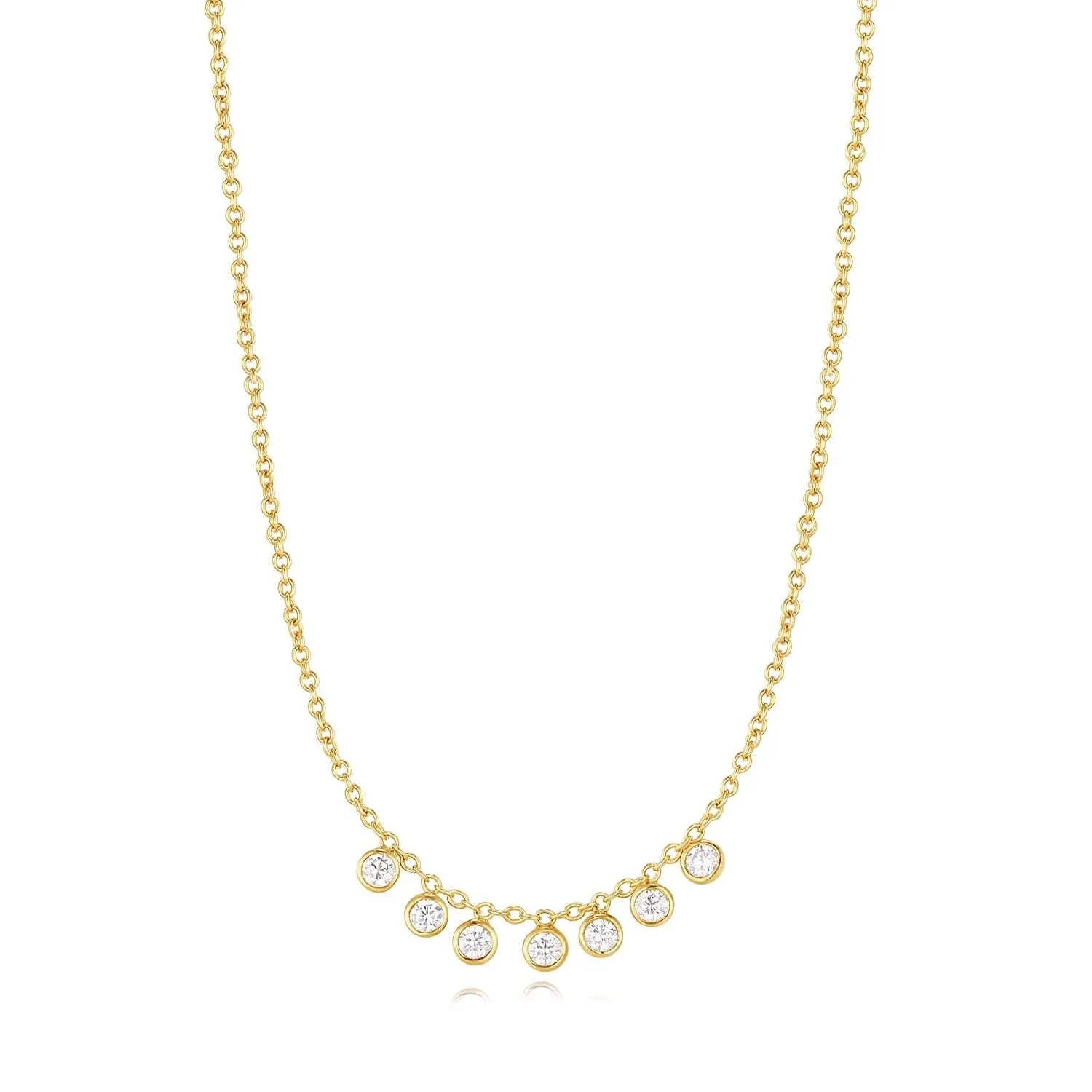 Micro Cz Chandelier Necklace