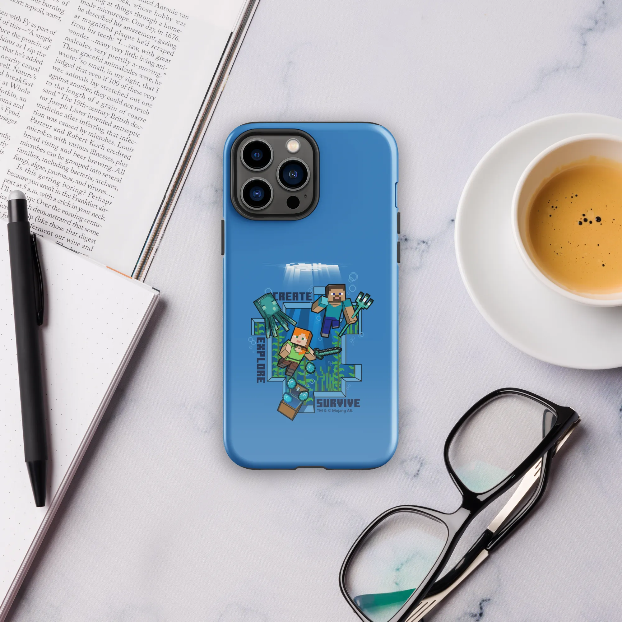 Minecraft Caves & Cliffs Create, Explore, Survive Tough Phone Case - iPhone