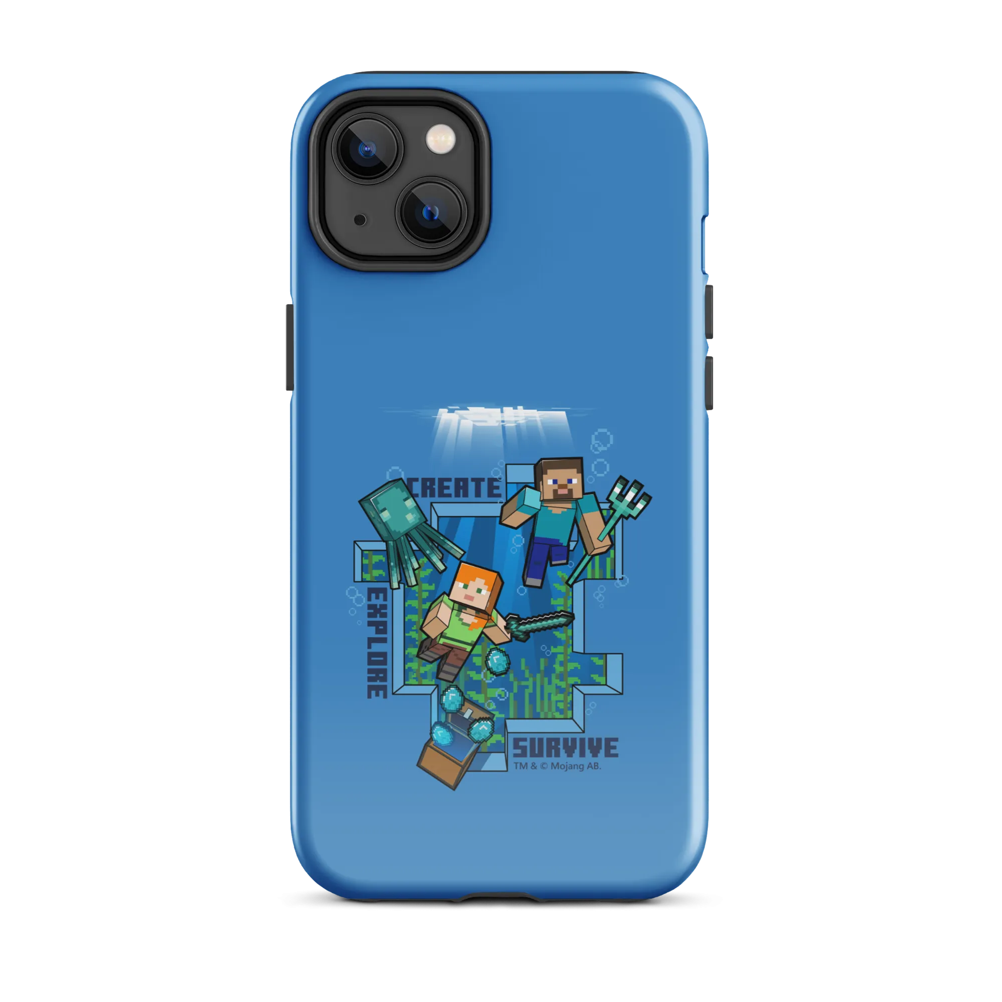 Minecraft Caves & Cliffs Create, Explore, Survive Tough Phone Case - iPhone