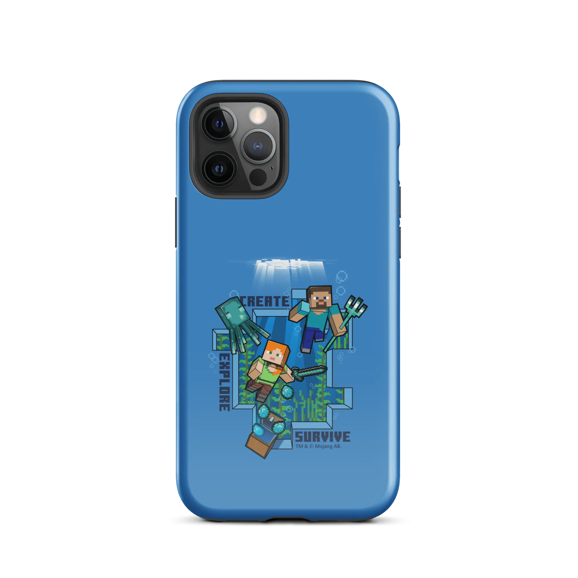 Minecraft Caves & Cliffs Create, Explore, Survive Tough Phone Case - iPhone