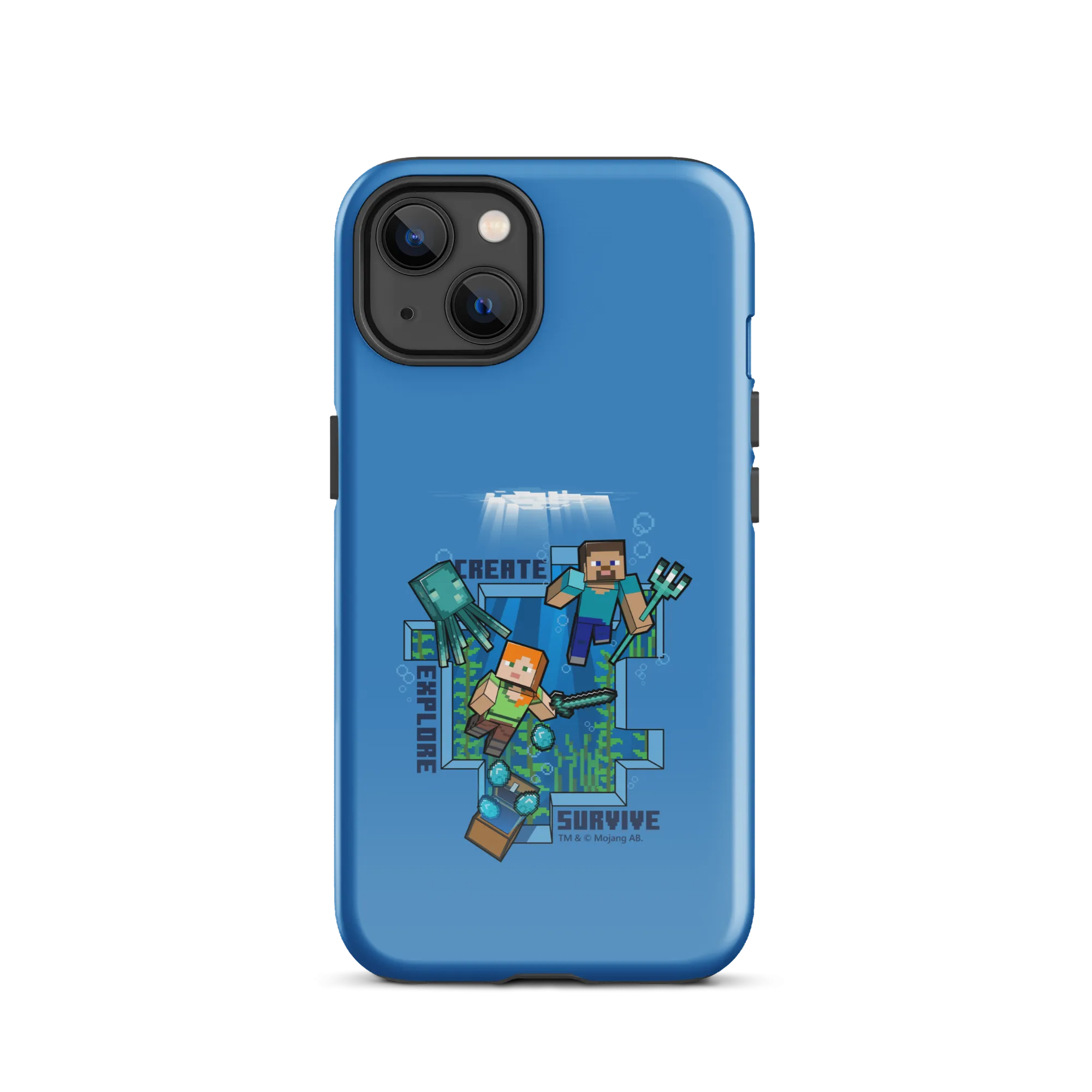 Minecraft Caves & Cliffs Create, Explore, Survive Tough Phone Case - iPhone