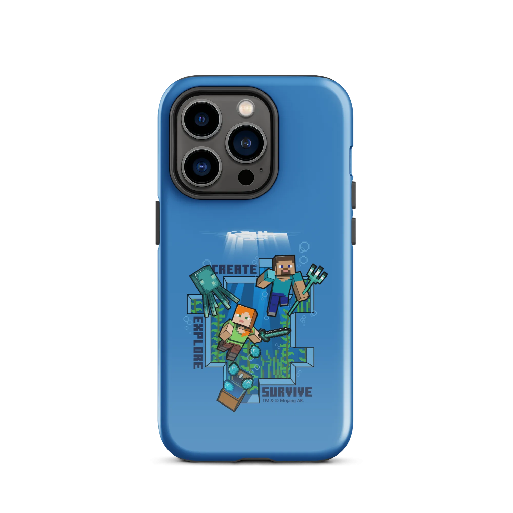 Minecraft Caves & Cliffs Create, Explore, Survive Tough Phone Case - iPhone