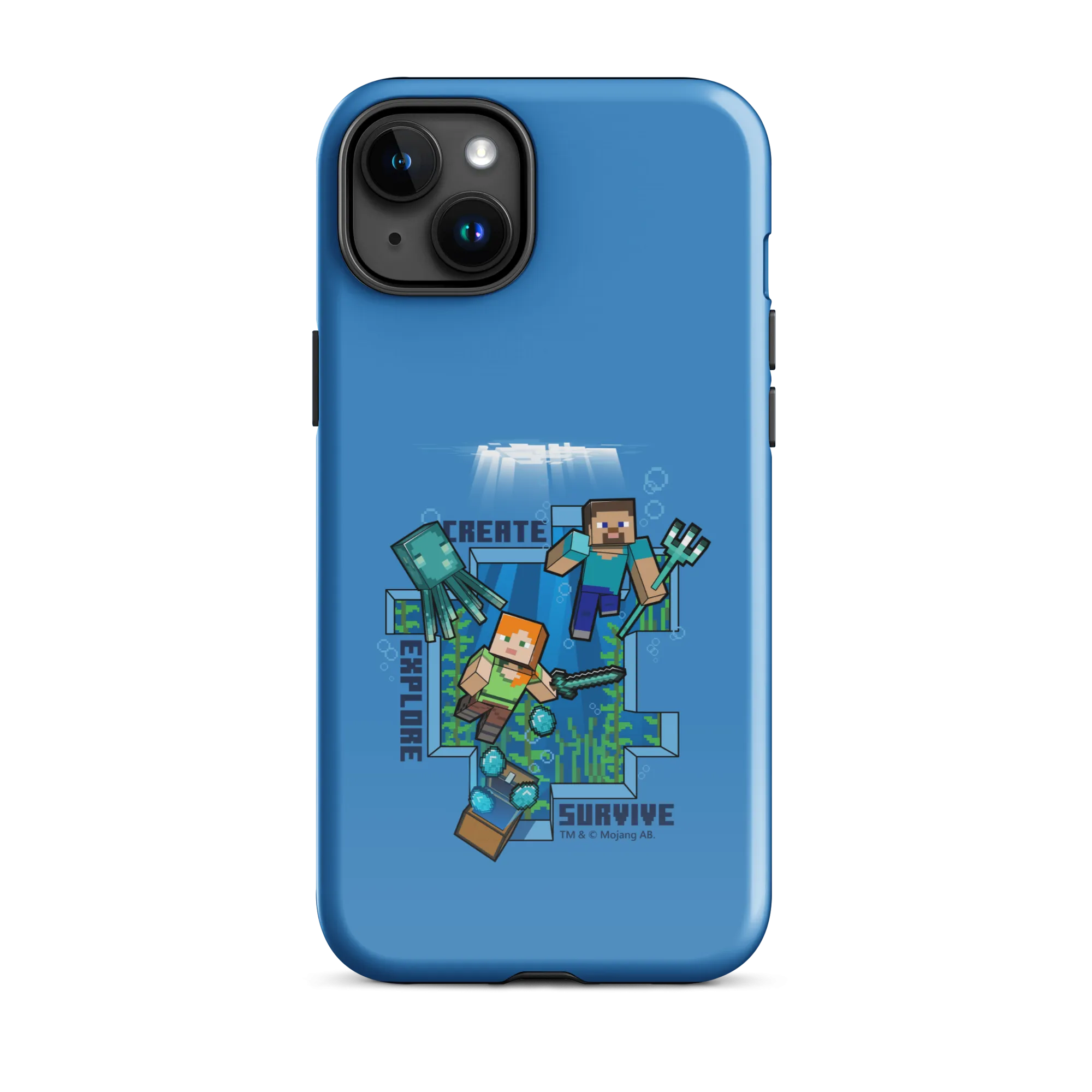 Minecraft Caves & Cliffs Create, Explore, Survive Tough Phone Case - iPhone