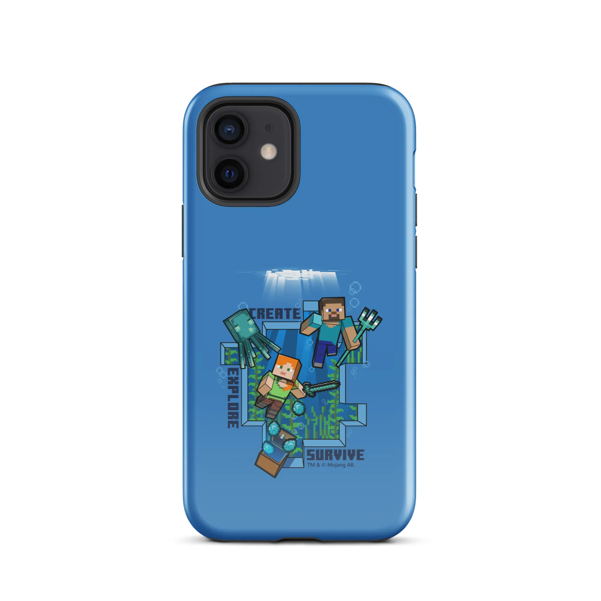 Minecraft Caves & Cliffs Create, Explore, Survive Tough Phone Case - iPhone