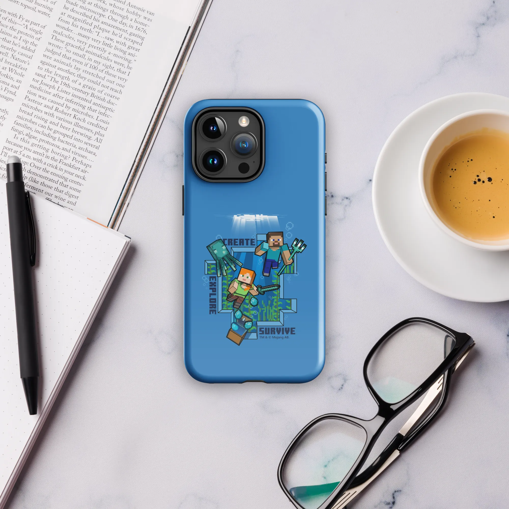 Minecraft Caves & Cliffs Create, Explore, Survive Tough Phone Case - iPhone