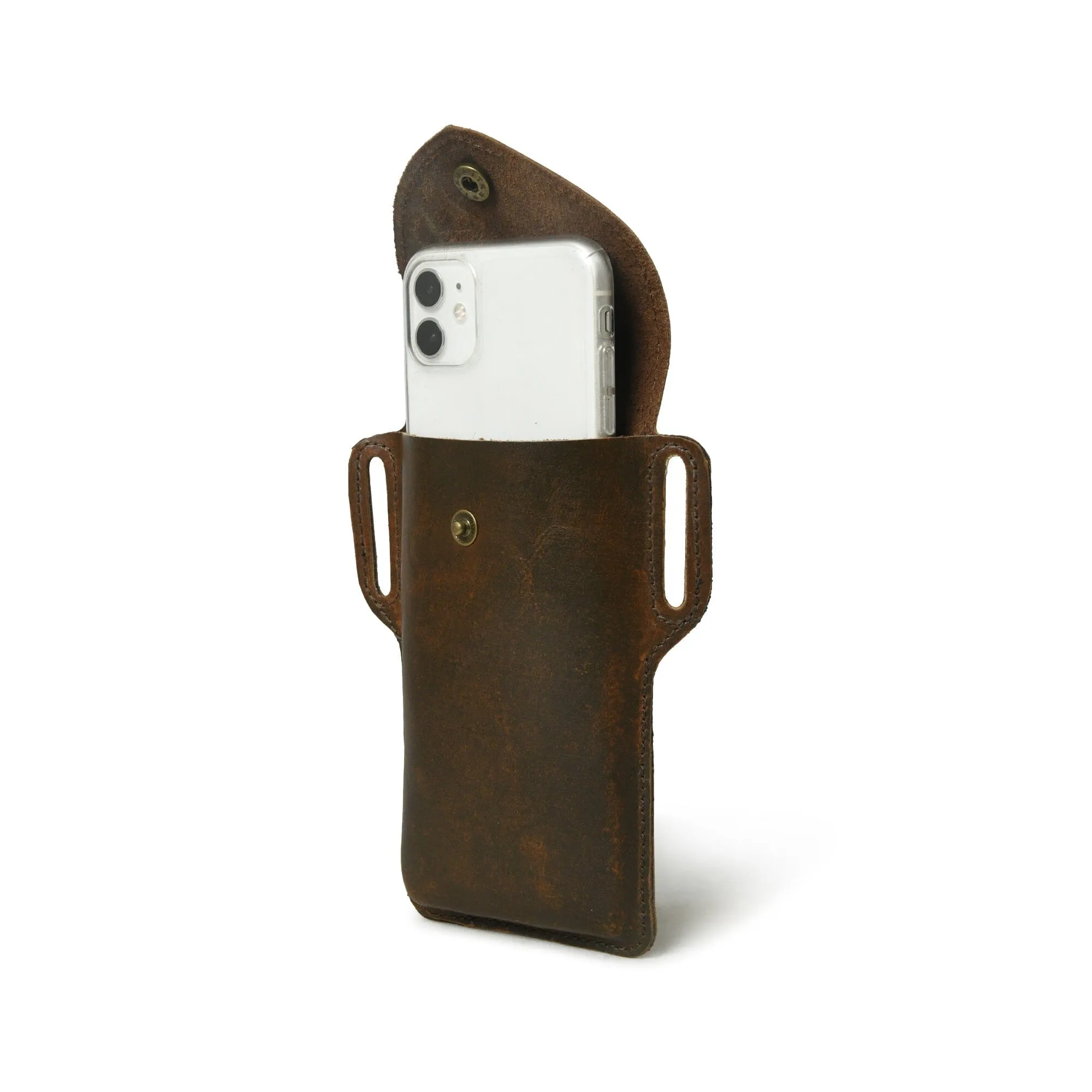 Mobile Holster Case- Dark Brown