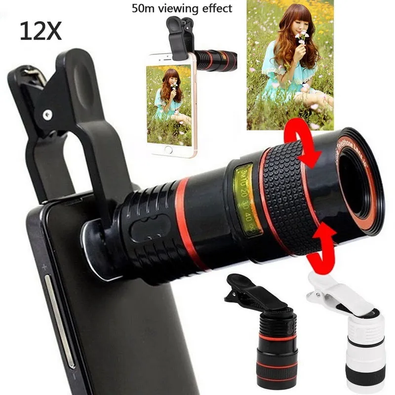 Mobile Phone Lens 12X 8X 20x