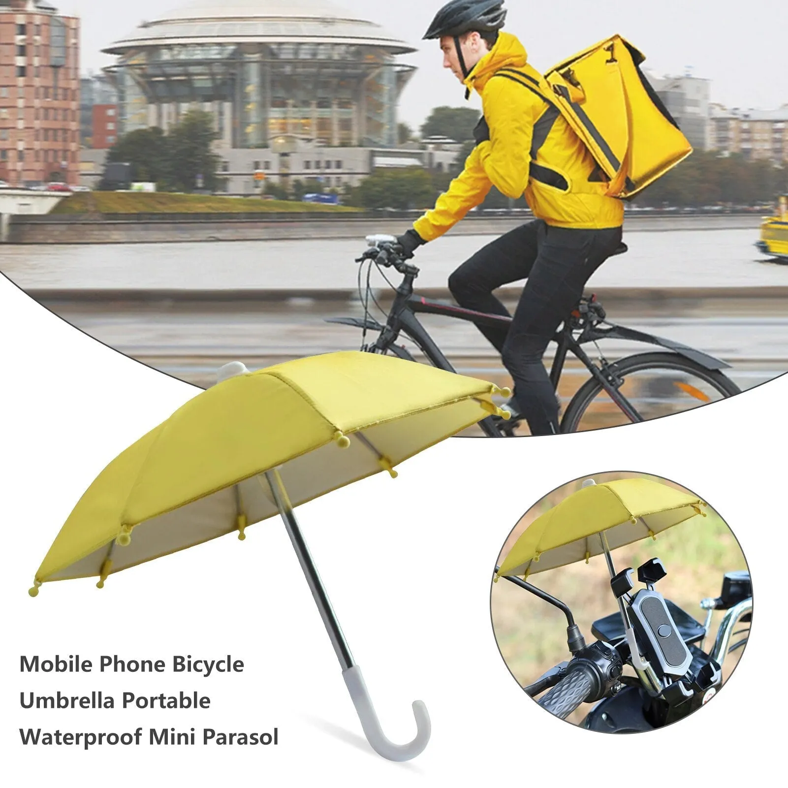 Mobile Phone Protector Mini Bike Umbrella