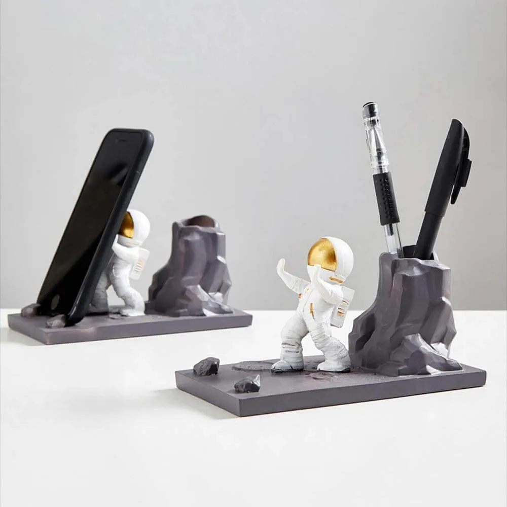 New Space Astronaut Mobile Stand Cum Pen Stand | Pop |