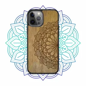 Organic Wood Phone Case - Mandala - Tanganica