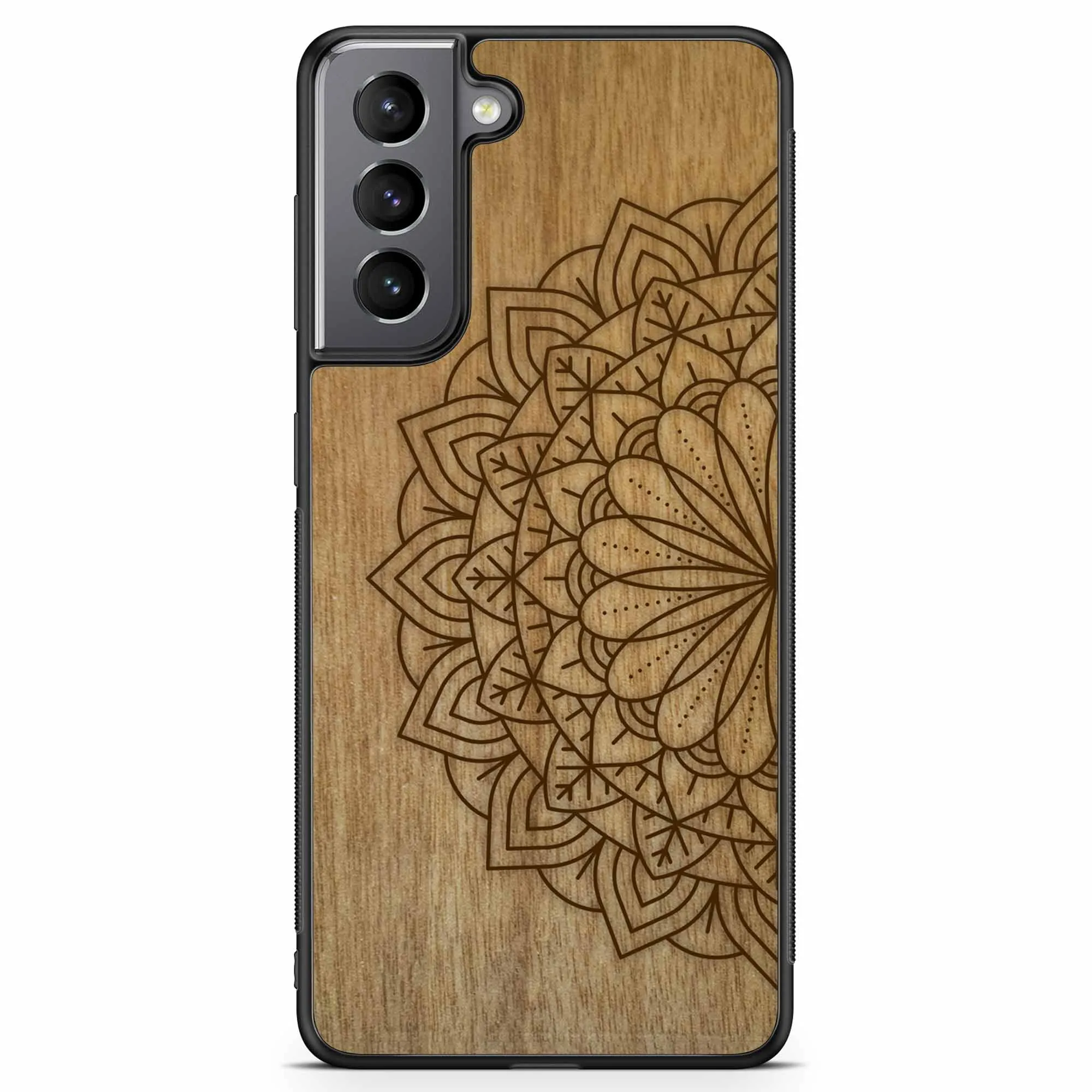 Organic Wood Phone Case - Mandala - Tanganica