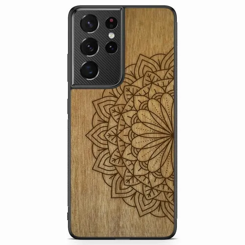 Organic Wood Phone Case - Mandala - Tanganica