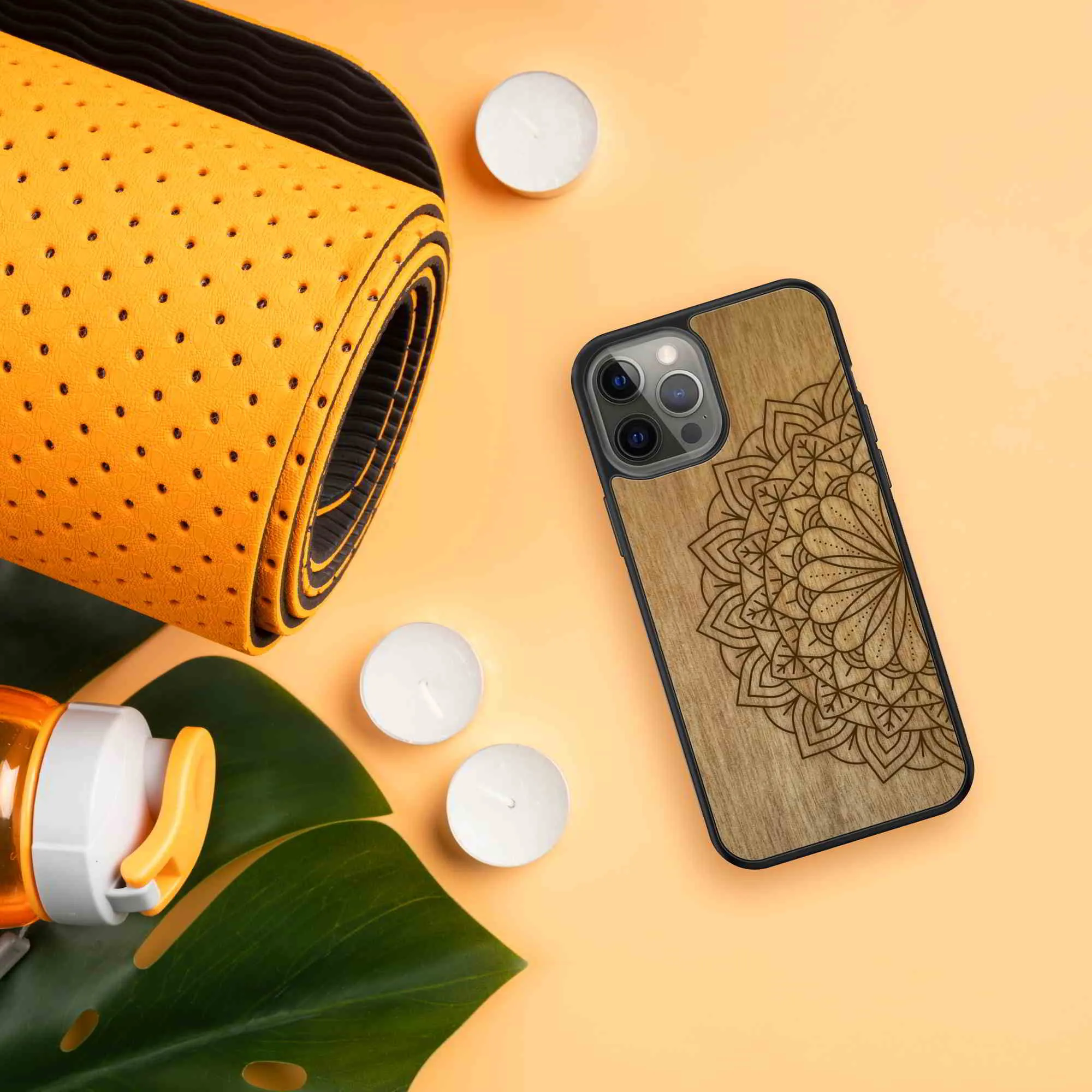 Organic Wood Phone Case - Mandala - Tanganica