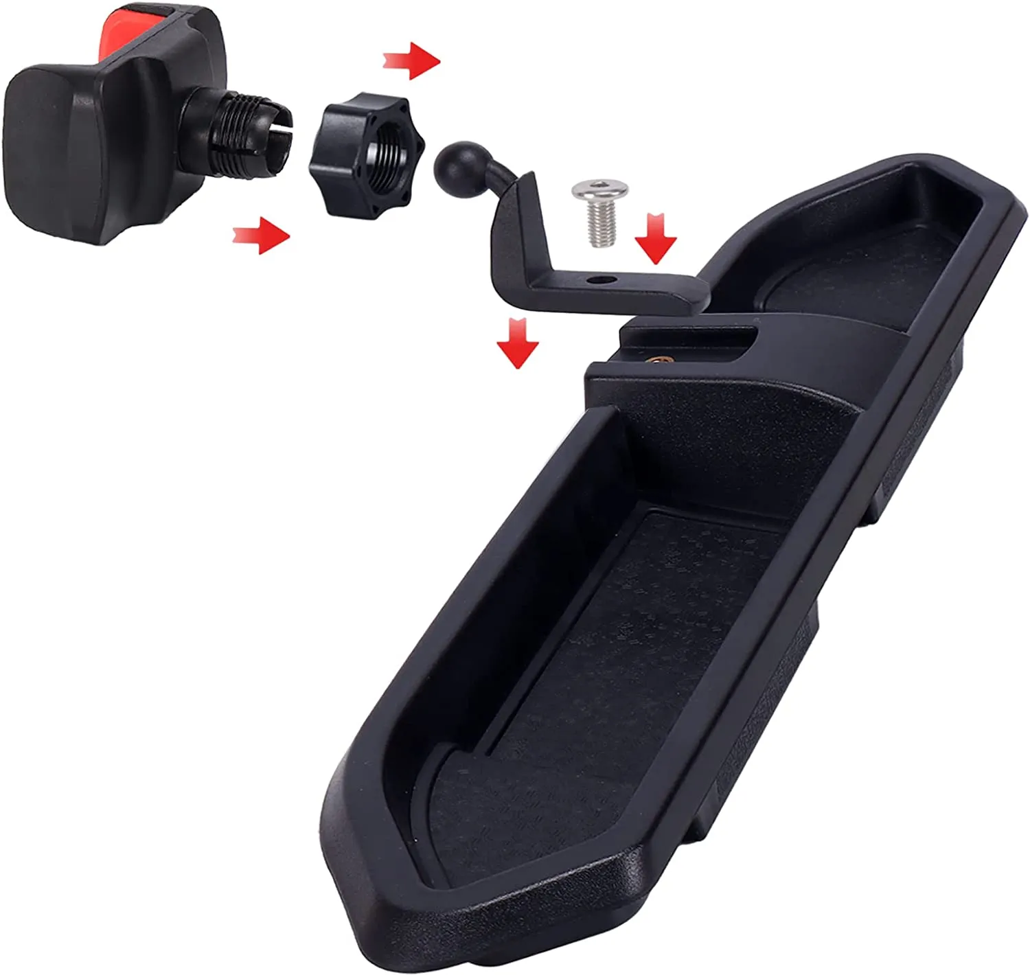 Phone Mount Compatible with Jeep Wrangler 2018-2023 JL JLU 2020-2023 Gladiator JT