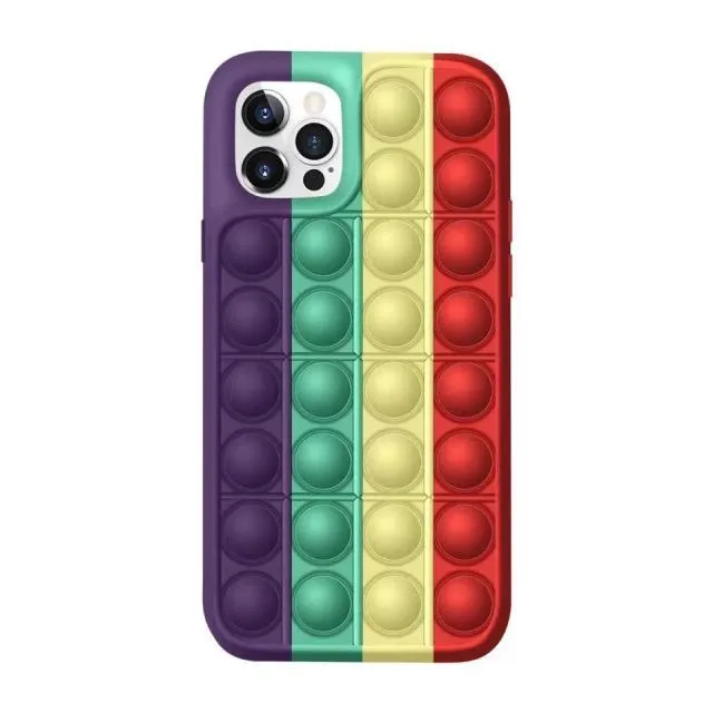 Pop It Bubble Colorful iPhone Case