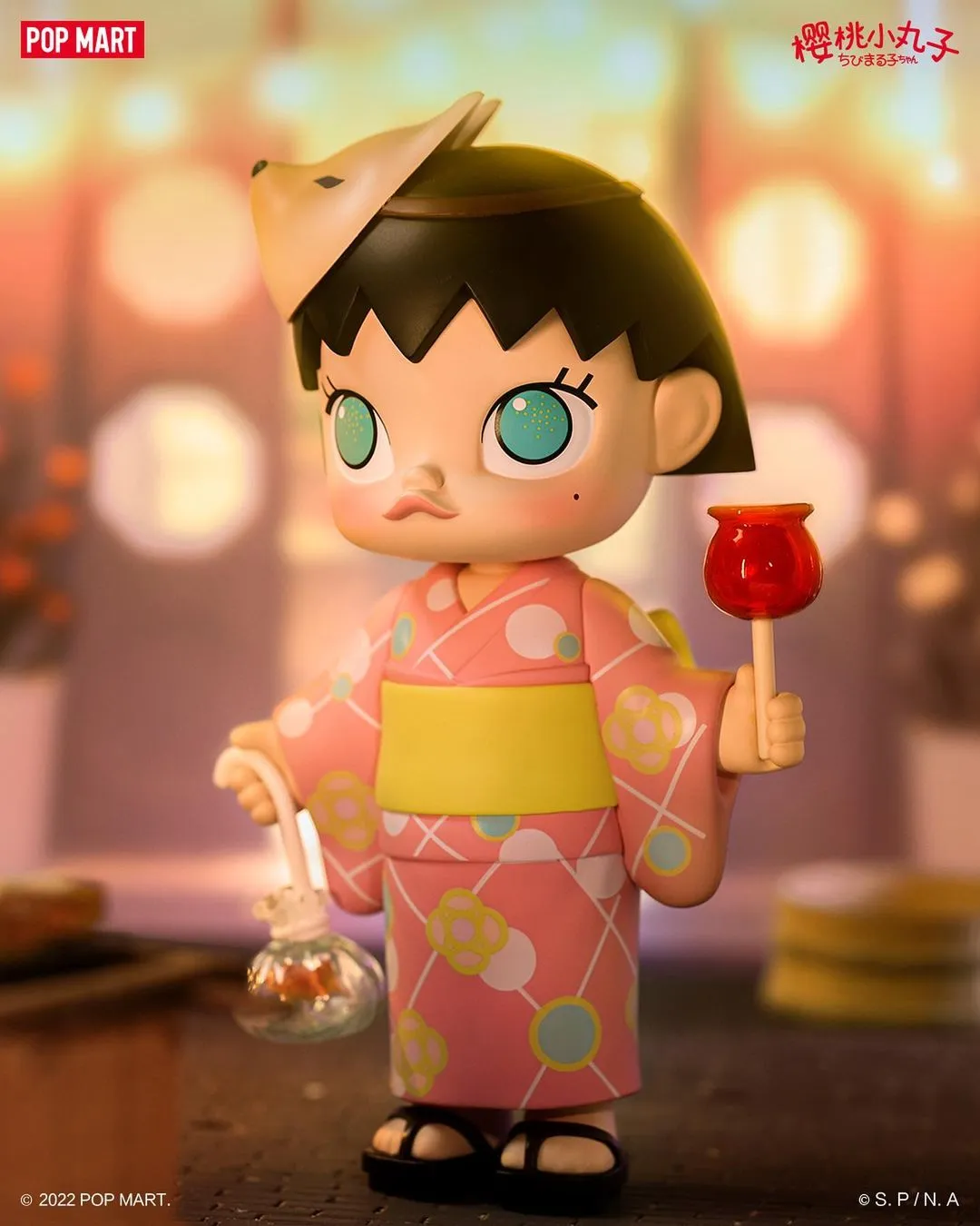 POP MART Molly Chibi-Maruko Chan Festival Figurine