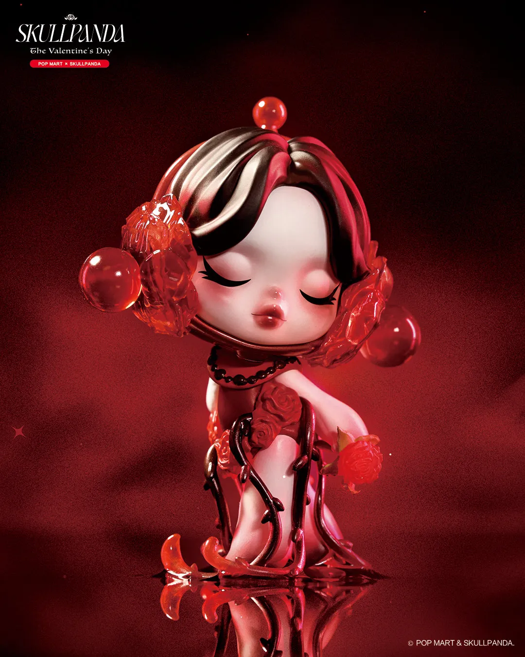 POP MART SKULLPANDA The Valentine's Day Limited Edition 100% Figure