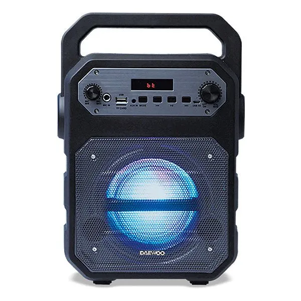 Portable Bluetooth Speakers Daewoo DSK-345B LED 15W Black