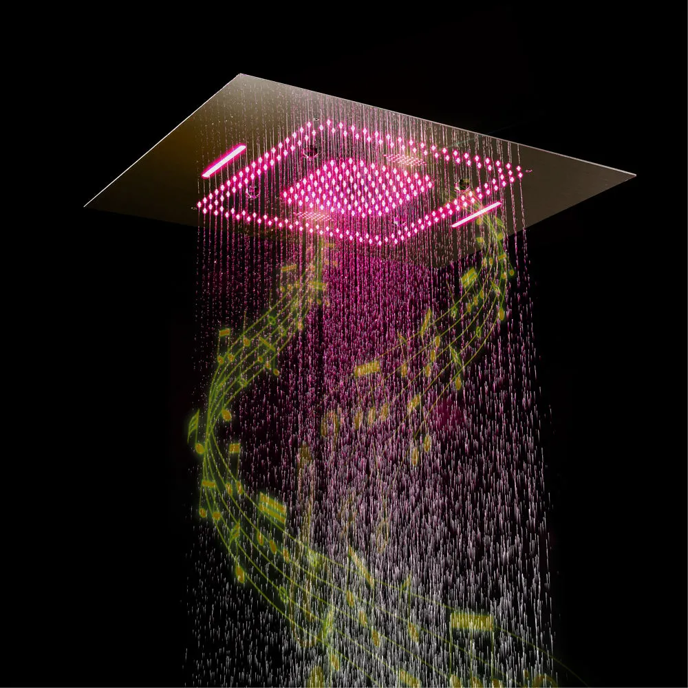 PRECISION|  32" Luxury Complete  Shower System Rain Waterfall Mist Spray Function 6 Large Body Jets & Hand Shower