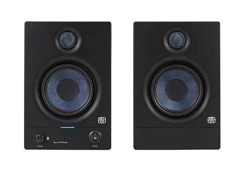 PreSonus Eris 4.5BT Bluetooth Studio Monitors, Pair - 4.5" Powered, Active Monitor Speakers for Near Field Music Production, Audio Mixing & Recording