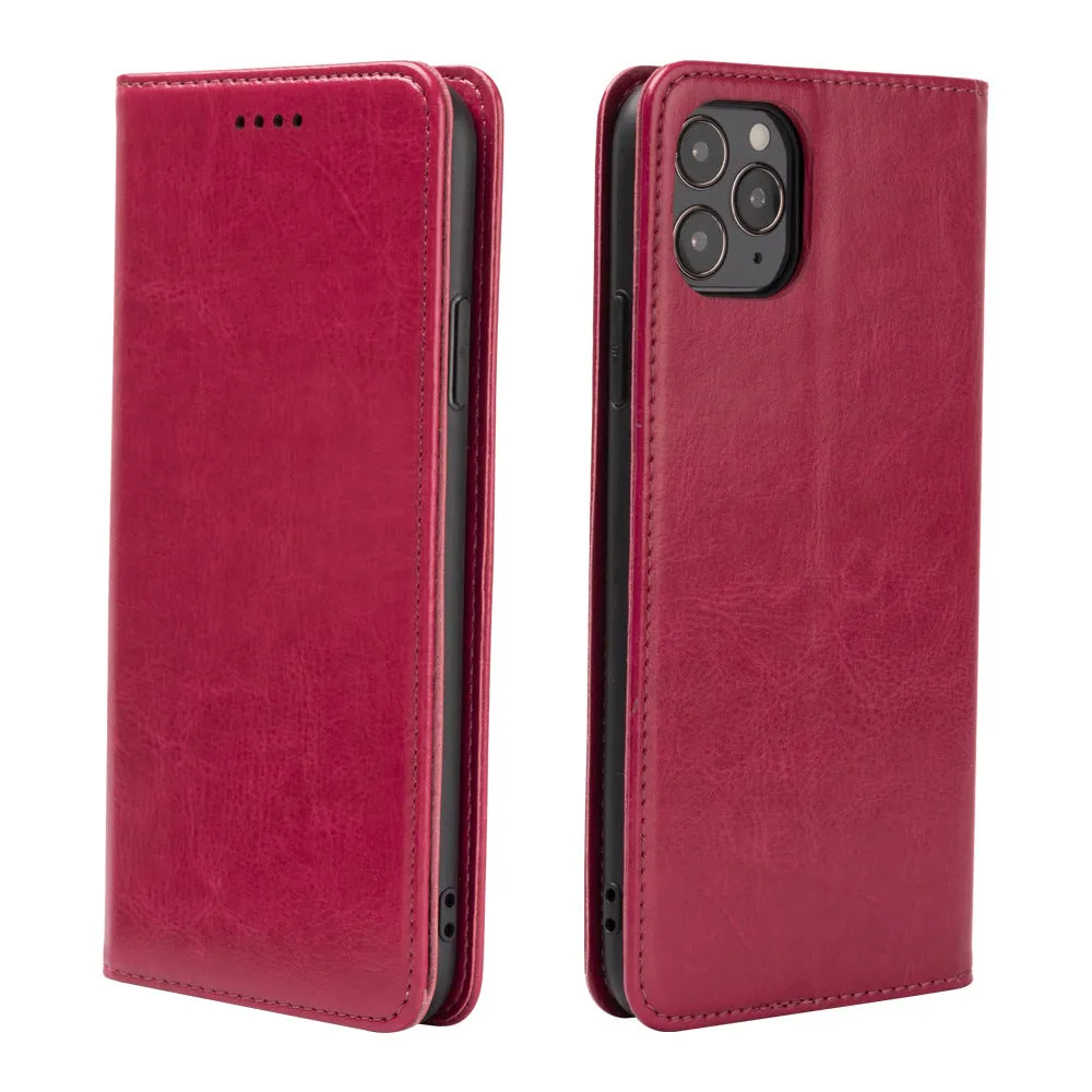 Red Shockproof phone case for Samsung Galaxy Note 20 card slot wallet