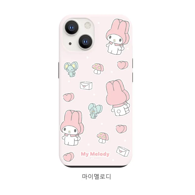 Sanrio Characters Dual Layer TPU PC Shockproof Guard Up Cover Case