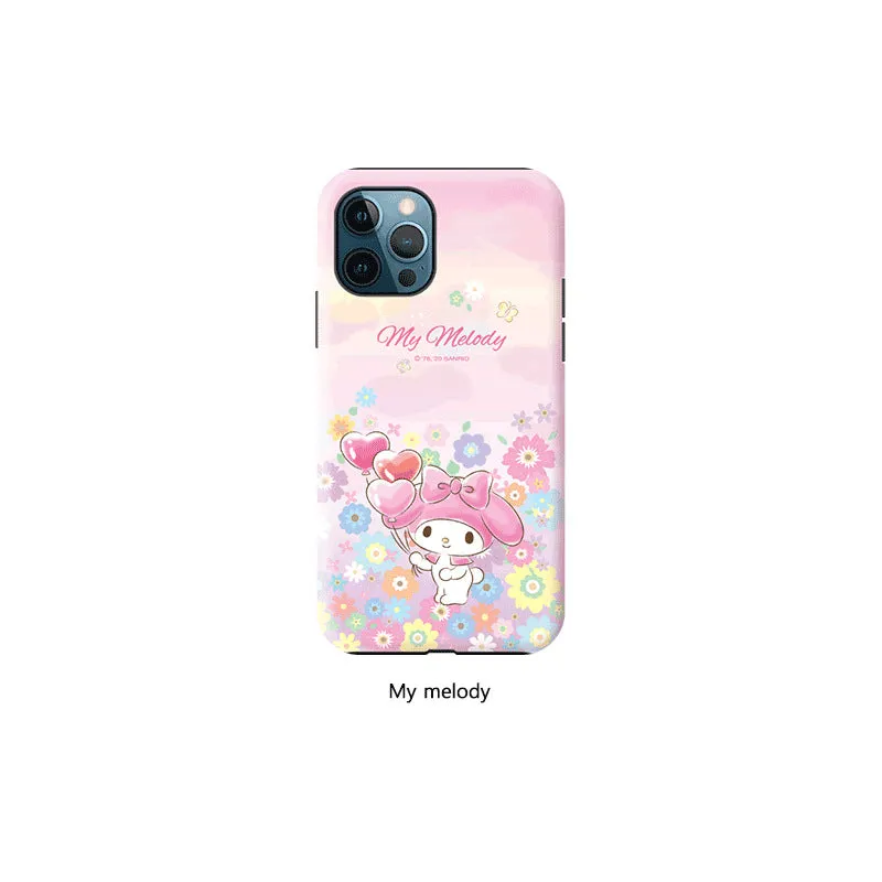 Sanrio Characters Dual Layer TPU PC Shockproof Guard Up Cover Case