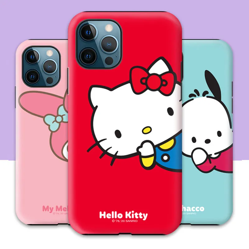 Sanrio Characters Dual Layer TPU PC Shockproof Guard Up Cover Case