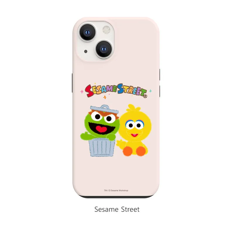 Sesame Street Dual Layer TPU PC Shockproof Guard Up Combo Case Cover