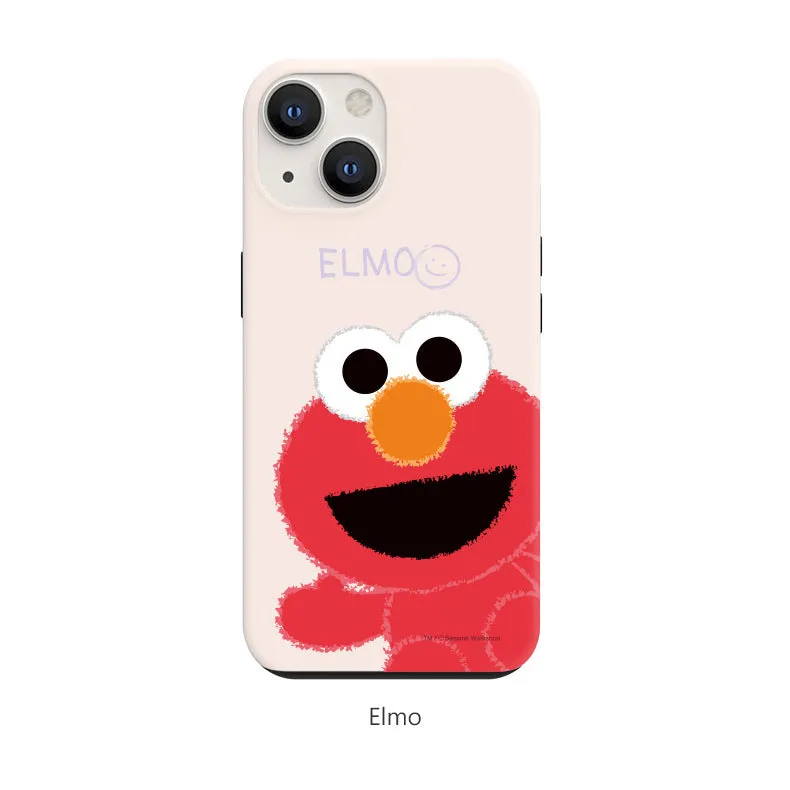 Sesame Street Dual Layer TPU PC Shockproof Guard Up Combo Case Cover