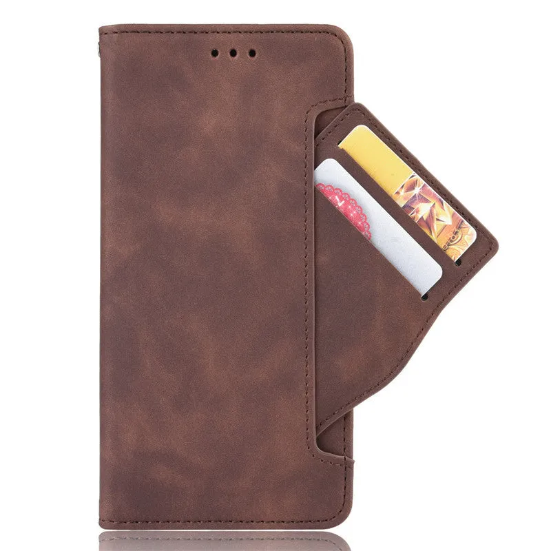 Shockproof wallet leather case with bracket for Red MiNote 9s/Note 9 Pro/Note 9 Pro Maxmobile phone case Black