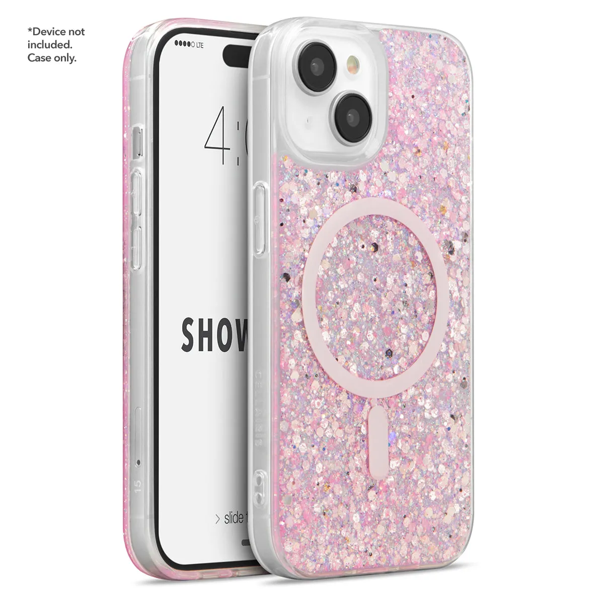 Showcase Glam - iPhone 15/ iPhone 14/ iPhone 13 Baby Pink w/ MagSafe Case