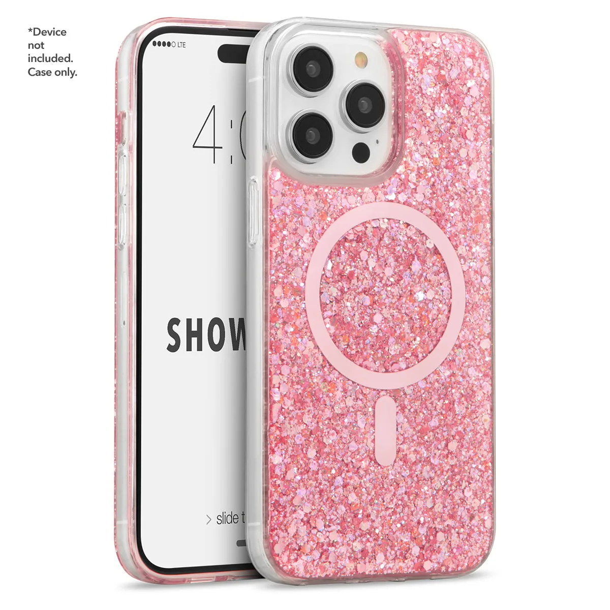 Showcase Glam - iPhone 15 Pro Baby Pink w/ MagSafe Case