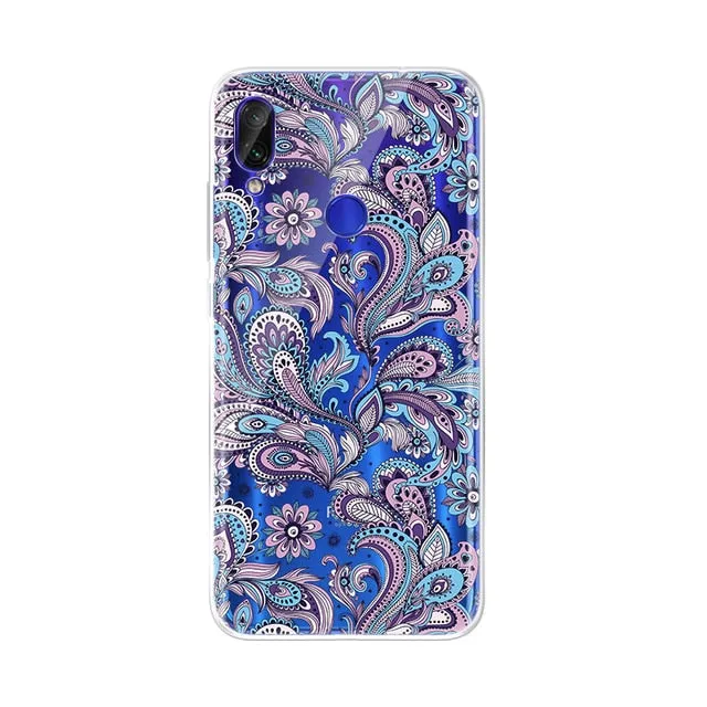 Silicon Pattern Case For Xiaomi Redmi Funda For Xiaomi Redmi Note 7 pro Redmi note 6 pro 6 6A Cases Protective TPU Cover