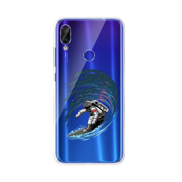 Silicon Pattern Case For Xiaomi Redmi Funda For Xiaomi Redmi Note 7 pro Redmi note 6 pro 6 6A Cases Protective TPU Cover