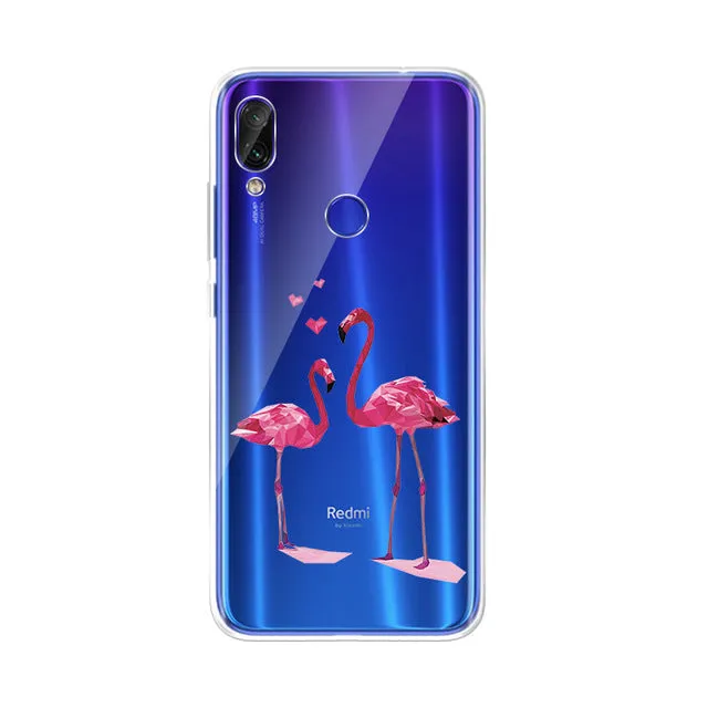 Silicon Pattern Case For Xiaomi Redmi Funda For Xiaomi Redmi Note 7 pro Redmi note 6 pro 6 6A Cases Protective TPU Cover