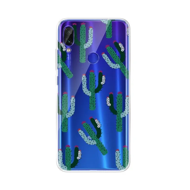 Silicon Pattern Case For Xiaomi Redmi Funda For Xiaomi Redmi Note 7 pro Redmi note 6 pro 6 6A Cases Protective TPU Cover