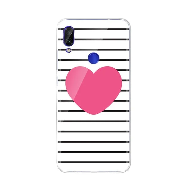 Silicon Pattern Case For Xiaomi Redmi Funda For Xiaomi Redmi Note 7 pro Redmi note 6 pro 6 6A Cases Protective TPU Cover