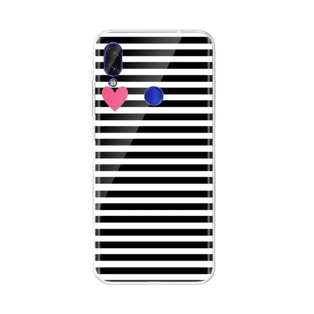 Silicon Pattern Case For Xiaomi Redmi Funda For Xiaomi Redmi Note 7 pro Redmi note 6 pro 6 6A Cases Protective TPU Cover