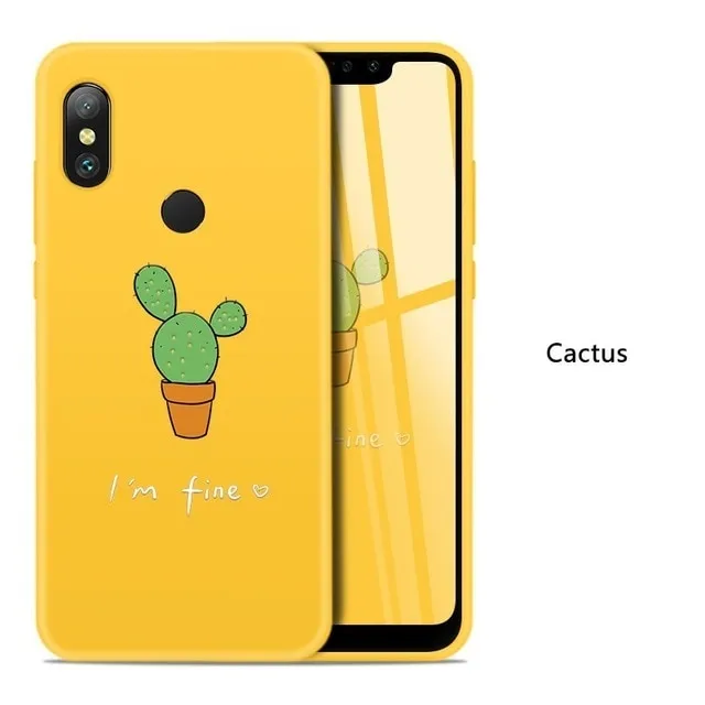 Silicone Case For Xiaomi Redmi Note 6 Pro Cute Full Case For Xiaomi Redmi Note 5 7 6A Mi A2 Lite Shockproof Bumper Coques Funda