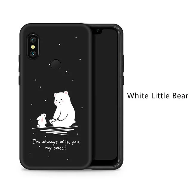 Silicone Case For Xiaomi Redmi Note 6 Pro Cute Full Case For Xiaomi Redmi Note 5 7 6A Mi A2 Lite Shockproof Bumper Coques Funda