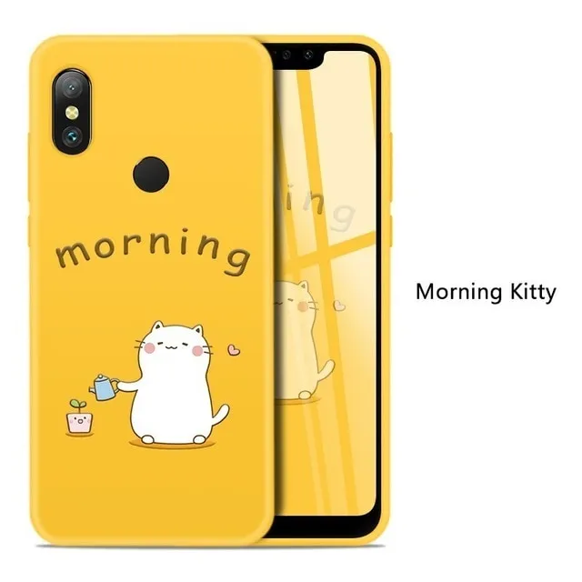 Silicone Case For Xiaomi Redmi Note 6 Pro Cute Full Case For Xiaomi Redmi Note 5 7 6A Mi A2 Lite Shockproof Bumper Coques Funda