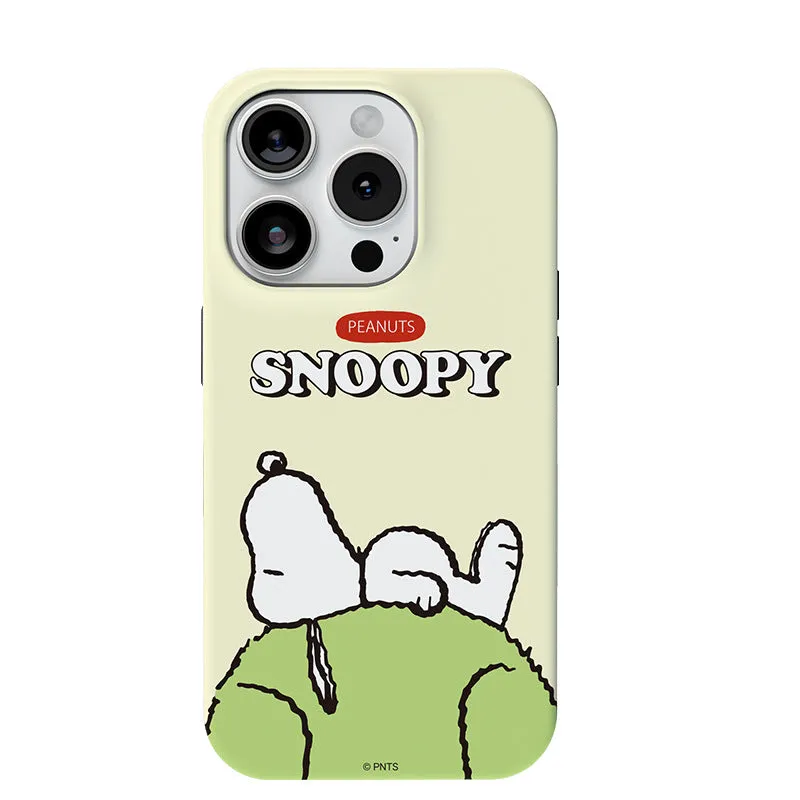 Snoopy Guard Up Dual Layer Shockproof TPU PC Combo Case Cover