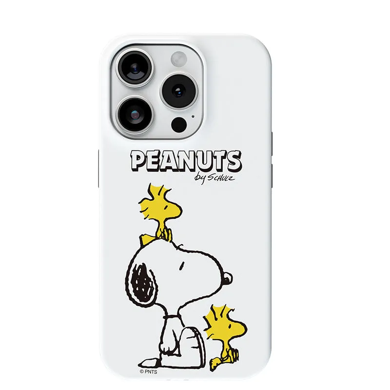 Snoopy Guard Up Dual Layer Shockproof TPU PC Combo Case Cover