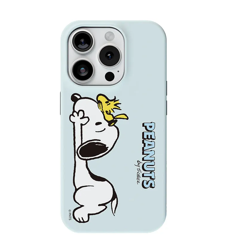 Snoopy Guard Up Dual Layer Shockproof TPU PC Combo Case Cover