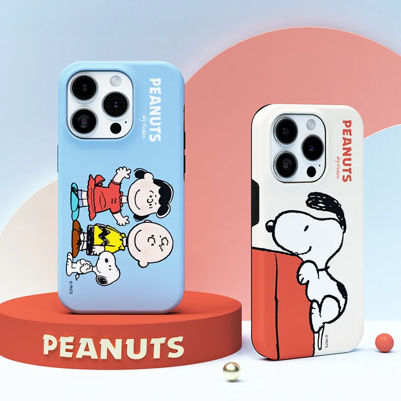 Snoopy Guard Up Dual Layer Shockproof TPU PC Combo Case Cover