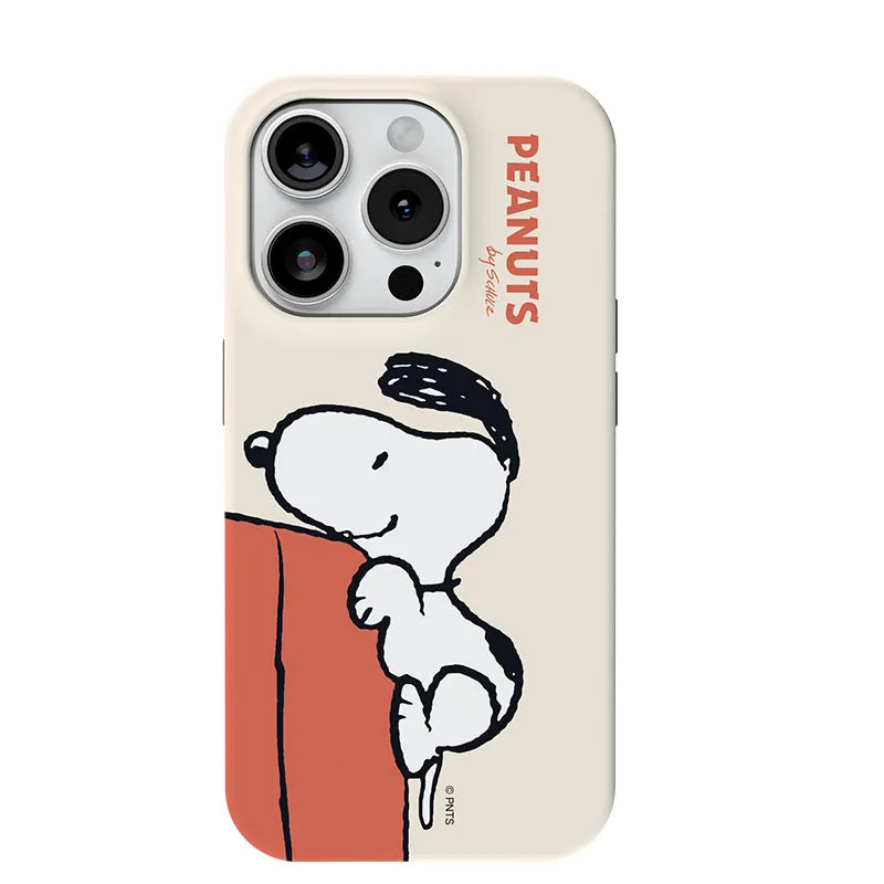 Snoopy Guard Up Dual Layer Shockproof TPU PC Combo Case Cover