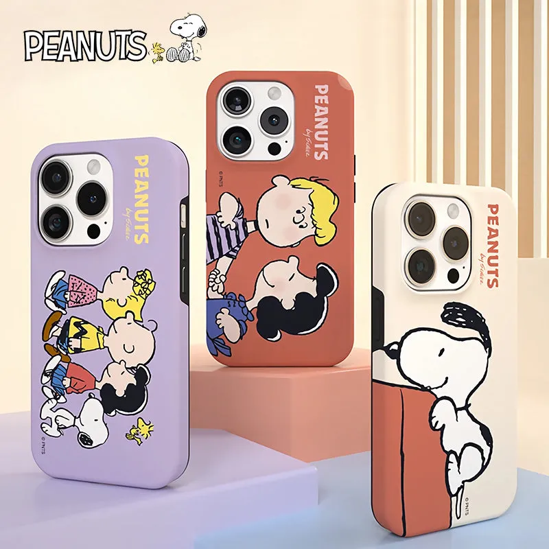 Snoopy Guard Up Dual Layer Shockproof TPU PC Combo Case Cover