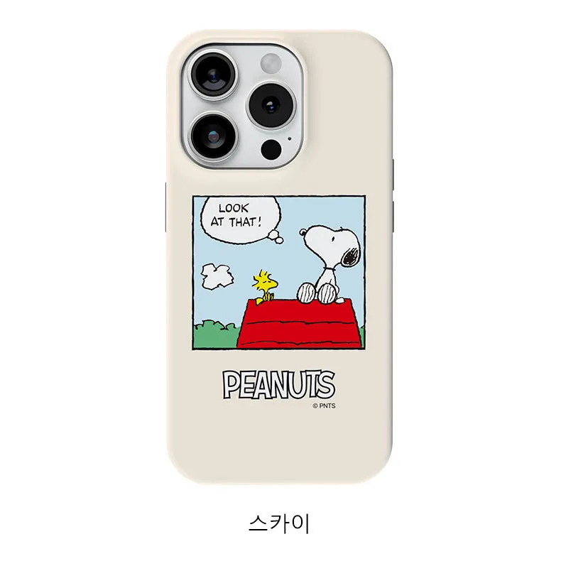 Snoopy Guard Up Dual Layer Shockproof TPU PC Combo Case Cover