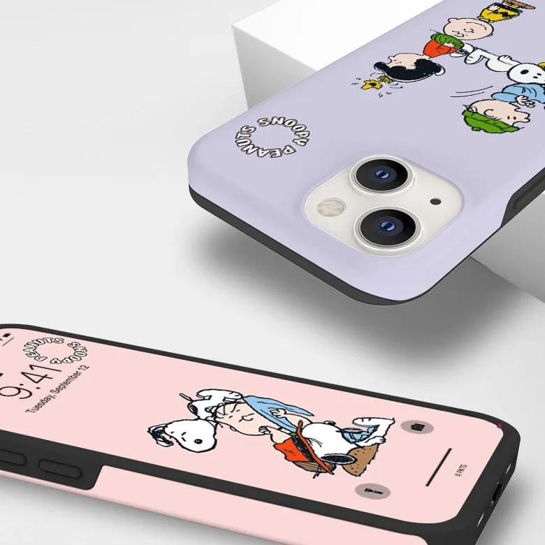 Snoopy Guard Up Dual Layer Shockproof TPU PC Combo Case Cover